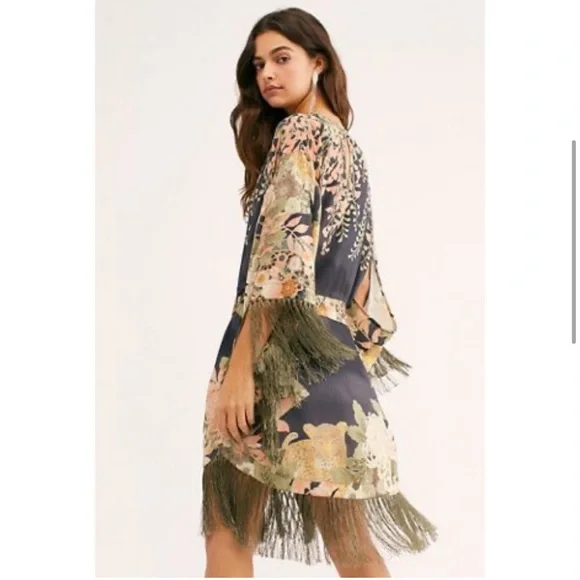 Spell & gypsy x free people exclusive black willow dress rare *missing belt - Picture 2 of 5